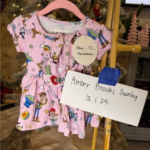 Little Sleepies Disney Pixar Toy Story Dress with Bloomers Set | 3-6 months